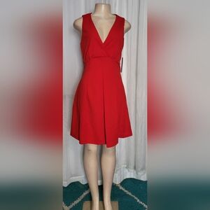 Emma & Michele Vibrant Red Mini Dress